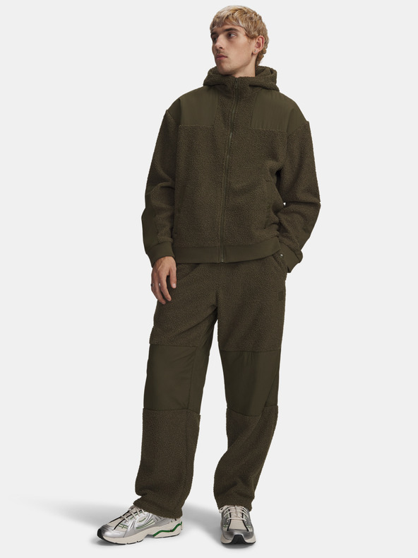 Under Armour Pánske športové nohavice Under Armour UA High Pile Fleece Pants-GRN