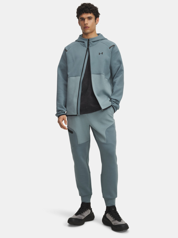 Under Armour Pánske tepláky Under Armour UA Unstoppable Flc Jgr EU-BLU