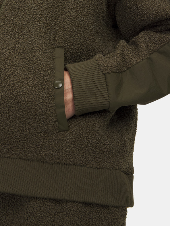 Under Armour Pánska mikina Under Armour UA High Pile Fleece FZ-GRN