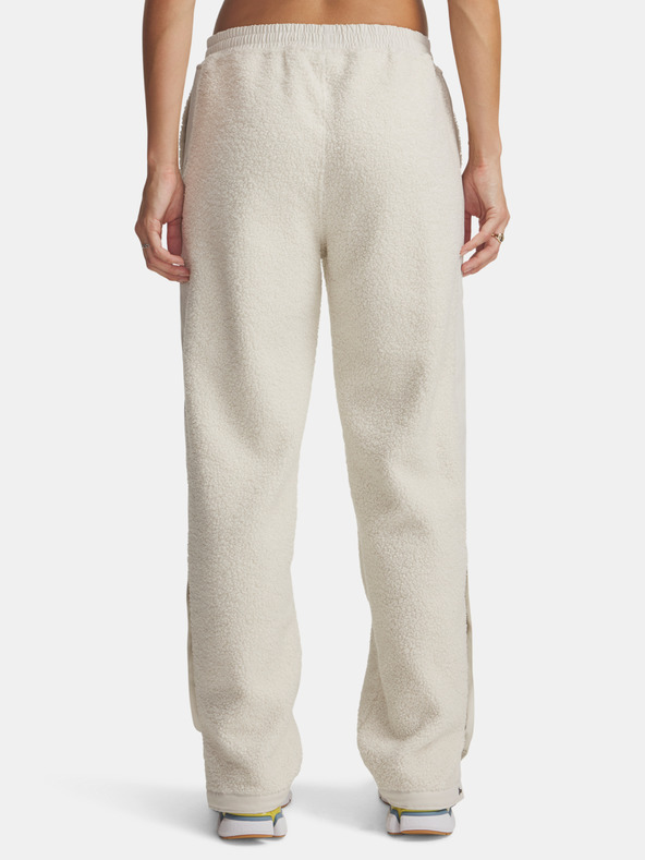 Under Armour Dámske športové nohavice Under Armour UA High Pile Fleece Pants-WHT