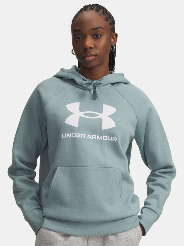 Under Armour Dámska mikina Under Armour UA Rival Fleece Big Logo HD-GRN