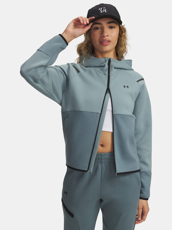 Under Armour Dámska mikina Under Armour Unstoppable Fleece FZ-GRN