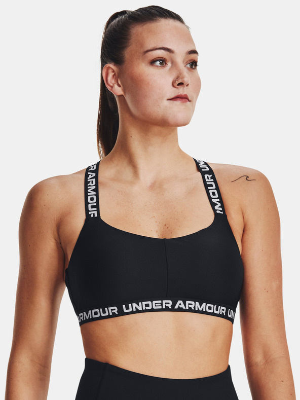 Under Armour Dámska podprsenka Under Armour UA Crossback Strappy Low-BLK
