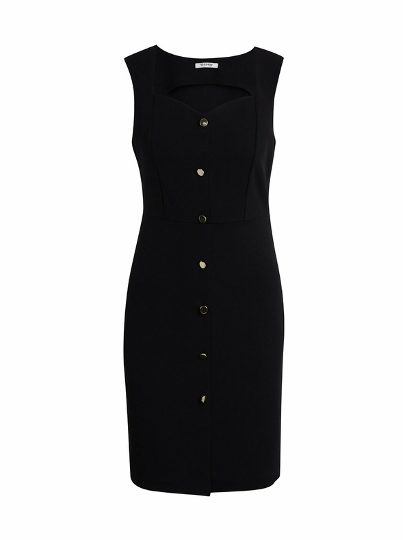 Orsay Čierne dámske šaty ORSAY