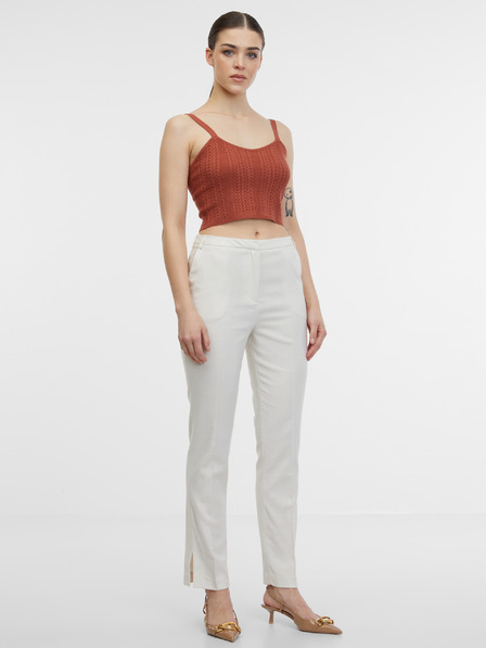 Orsay Béžové dámske nohavice ORSAY