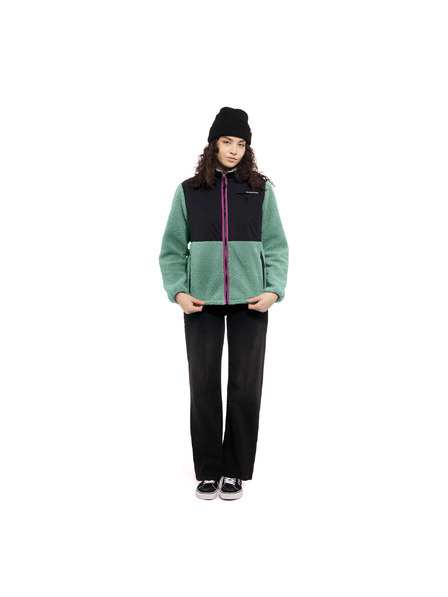 Horsefeathers Dámska fleecová mikina Gema - ľadovcovo zelená