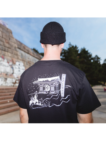 Horsefeathers Tričko Asakusa - čierne