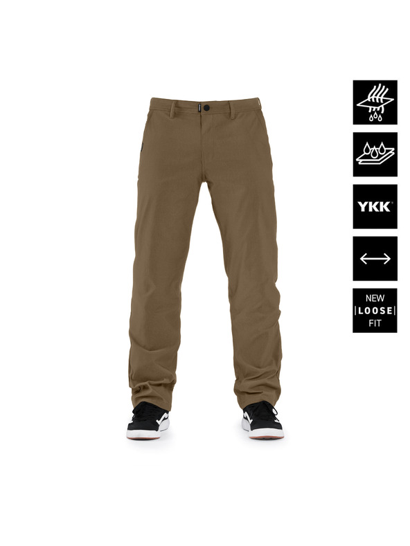 Horsefeathers Vodeodolné elastické nohavice Reverb Loose - púštne