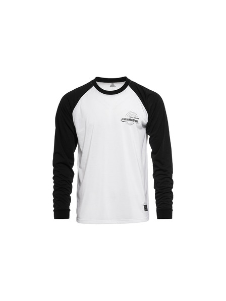 Horsefeathers Tričko Shank LS - biele