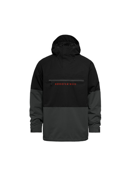 Horsefeathers Bunda Donnie - čierna/prízračná