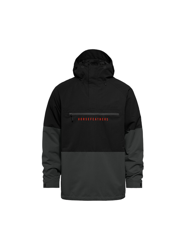 Horsefeathers Bunda Donnie - čierna/prízračná