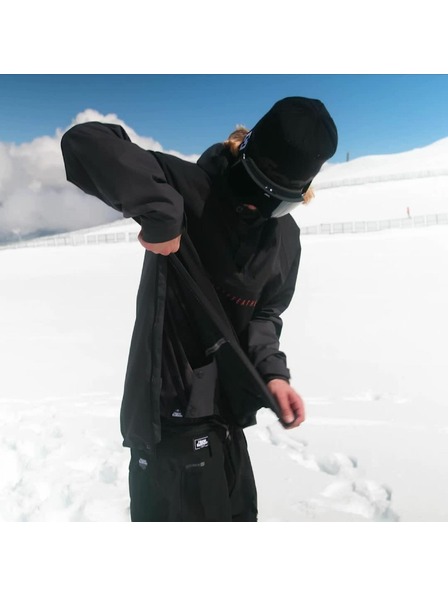 Horsefeathers Bunda Donnie - čierna/prízračná