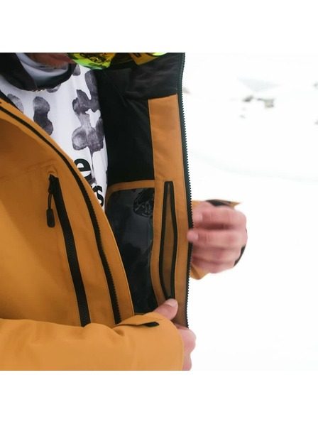 Horsefeathers Bunda Pearl - jantárovo zlatá