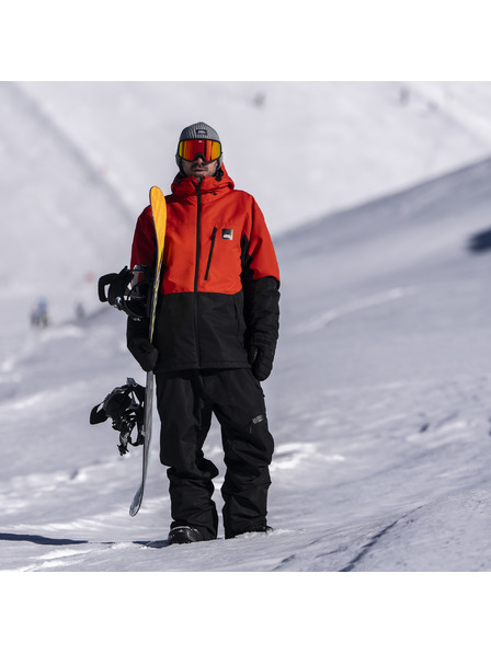 Horsefeathers Bunda Recon - červená/čierna