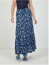 Orsay Tmavo modrá kvetovaná maxi sukňa ORSAY