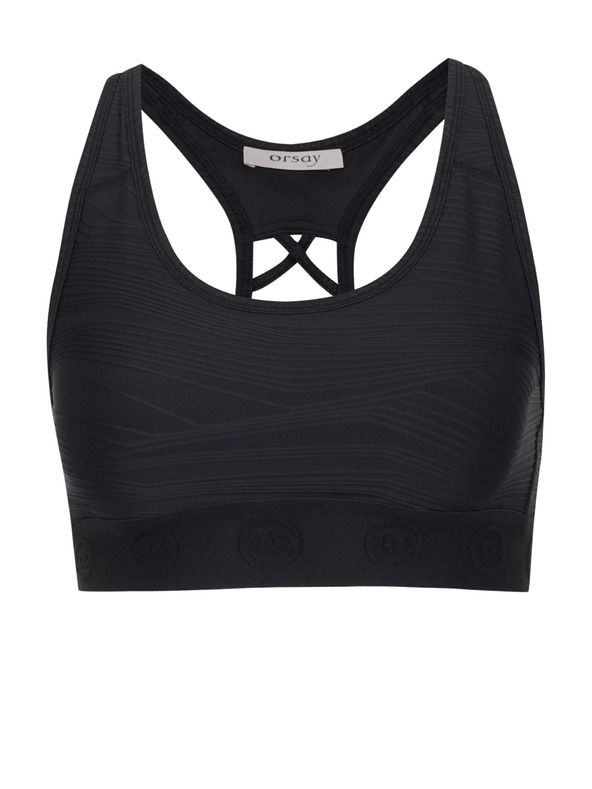 Orsay Čierna dámska športová podprsenka ORSAY