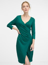 Orsay Zelené dámske šaty ku kolenám ORSAY