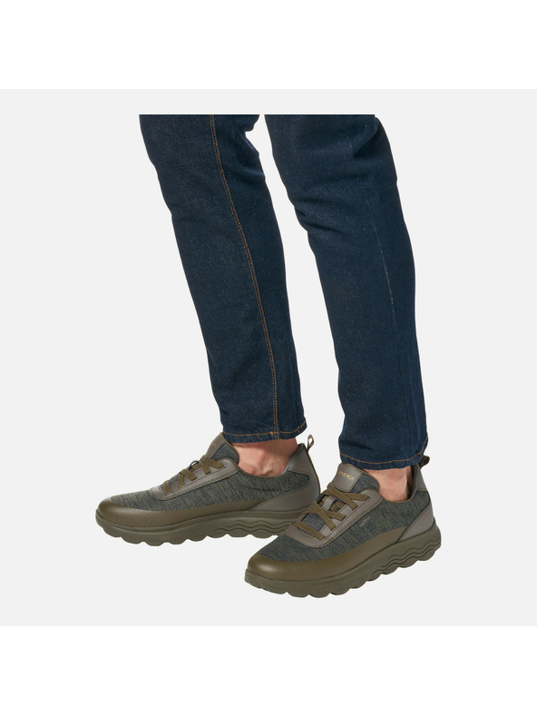 Geox Khaki pánske tenisky Geox Spherica
