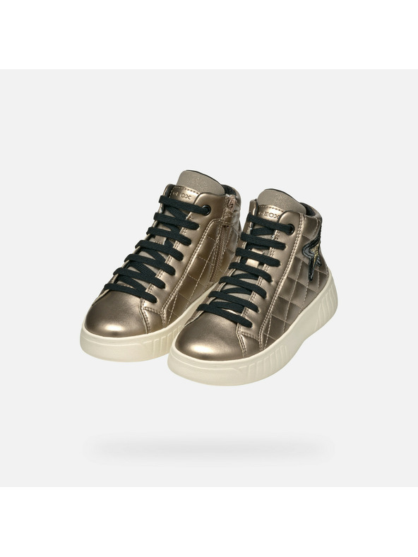 Geox Čierne dievčenské tenisky Geox Mikiroshi