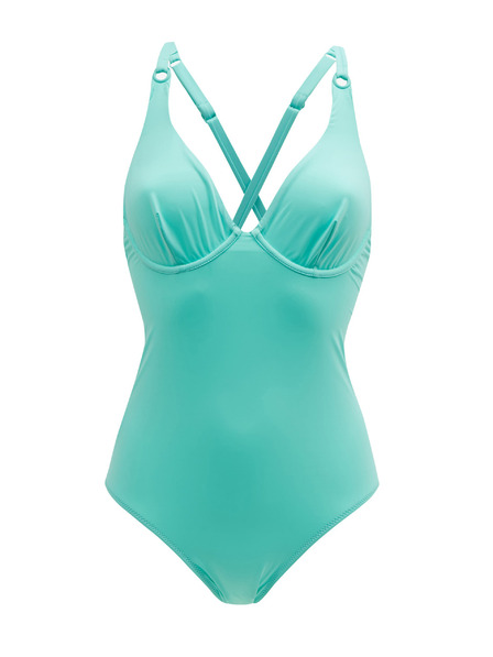 Orsay Tyrkysové dámske jednodielne plavky ORSAY