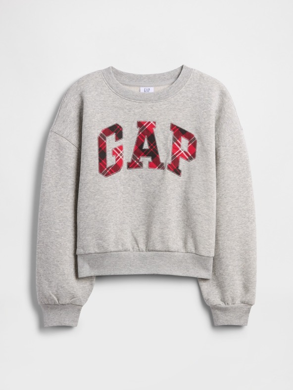 GAP Detská oversize mikina s logom GAP