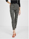 Orsay Bielo-čierne dámske vzorované nohavice ORSAY