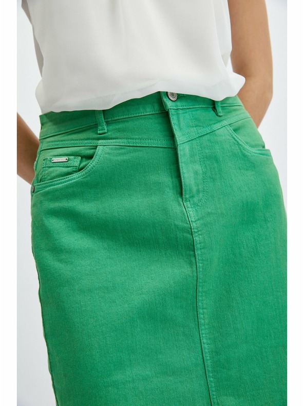 Orsay Zelená dámska džínsová sukňa ORSAY
