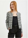 Orsay Čiernobiele dámske kockované sako ORSAY
