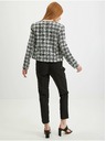 Orsay Čiernobiele dámske kockované sako ORSAY