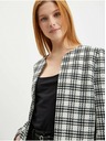 Orsay Čiernobiele dámske kockované sako ORSAY