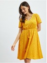 Orsay Žlté dámske vzorované šaty ORSAY