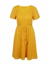 Orsay Žlté dámske vzorované šaty ORSAY