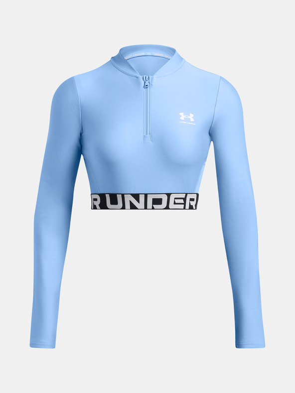 Under Armour Dámske tričko Under Armour HeatGear Rib 1/4 Zip LS