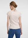 Orsay Svetloružové dámske tričko s krátkym rukávom ORSAY