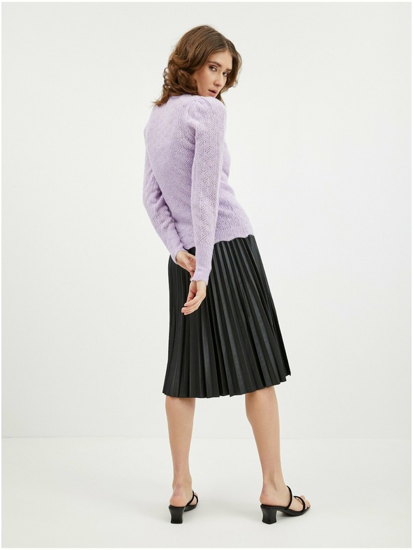 Orsay Svetlofialový dámsky kardigán s prímesou vlny ORSAY