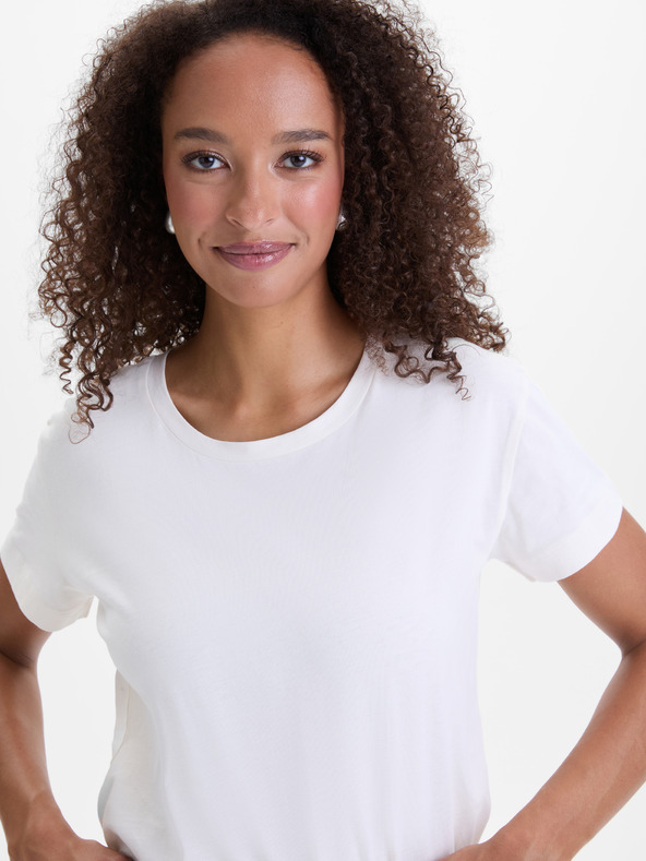 Orsay Krémové dámske tričko ORSAY