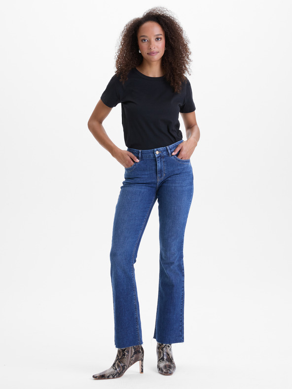 Orsay Čierne dámske polo tričko ORSAY