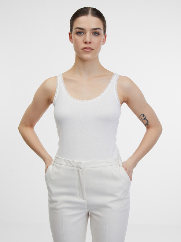 Orsay Biely dámsky top ORSAY