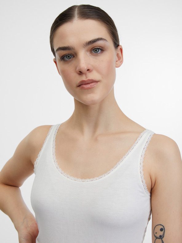 Orsay Biely dámsky top ORSAY