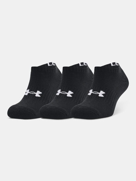 Under Armour Unisexové ponožky Under Armour Core No Show (3 páry)