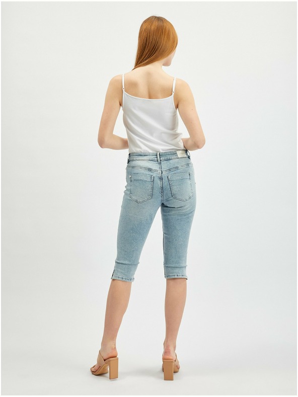 Orsay Svetlomodré dámske skrátené džínsy ORSAY