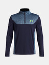 Under Armour Chlapčenské tričko Under Armour UA Tech Utility 1/4 Zip-BLU