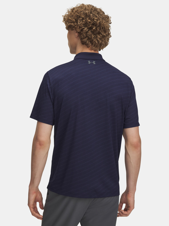 Under Armour Pánske tričko Under Armour UA Matchplay Printed Polo-BLU