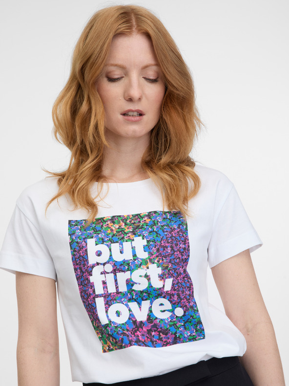 Orsay Biele dámske tričko ORSAY