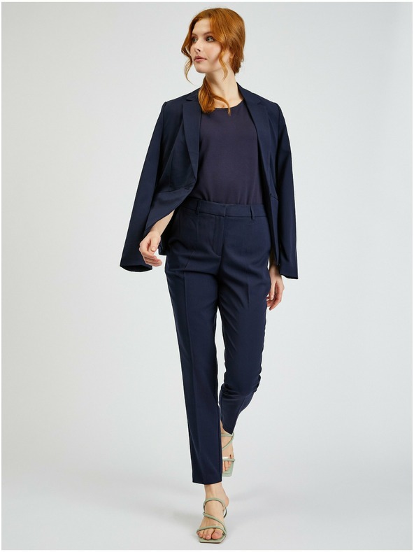 Orsay Tmavomodré dámske nohavice ORSAY