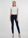 Orsay Tmavomodré dámske džínsy skinny fit ORSAY
