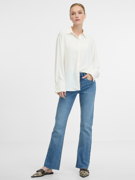 Orsay Krémová dámska košeľa ORSAY