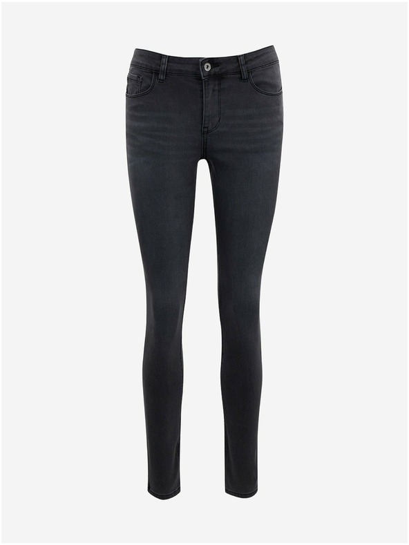 Orsay Šedé dámske skinny fit džínsy ORSAY