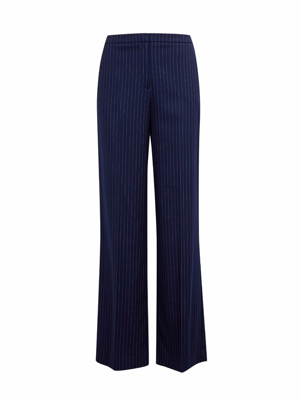 Orsay Tmavomodré dámske pruhované nohavice ORSAY