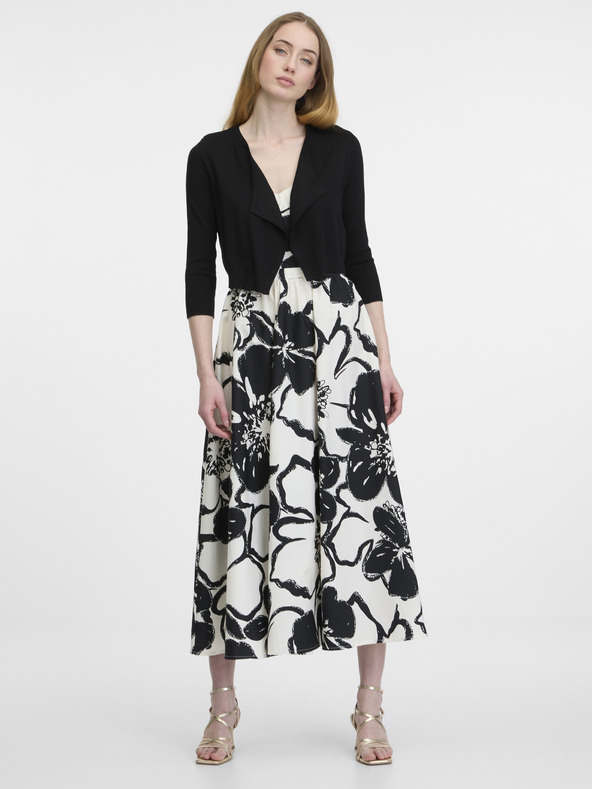 Orsay Čierny dámsky strihaný kardigán ORSAY